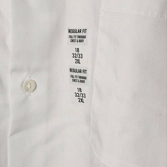 Van Heusen Classic White Dress Shirt - Picture 2 of 6
